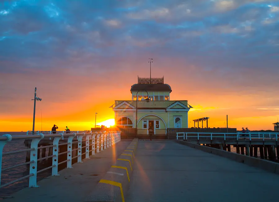 Fading Light At St Kilda Pier Alex Wise Photography